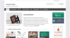 Desktop Screenshot of jurastudium-info.de