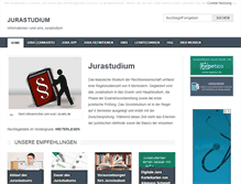 Tablet Screenshot of jurastudium-info.de
